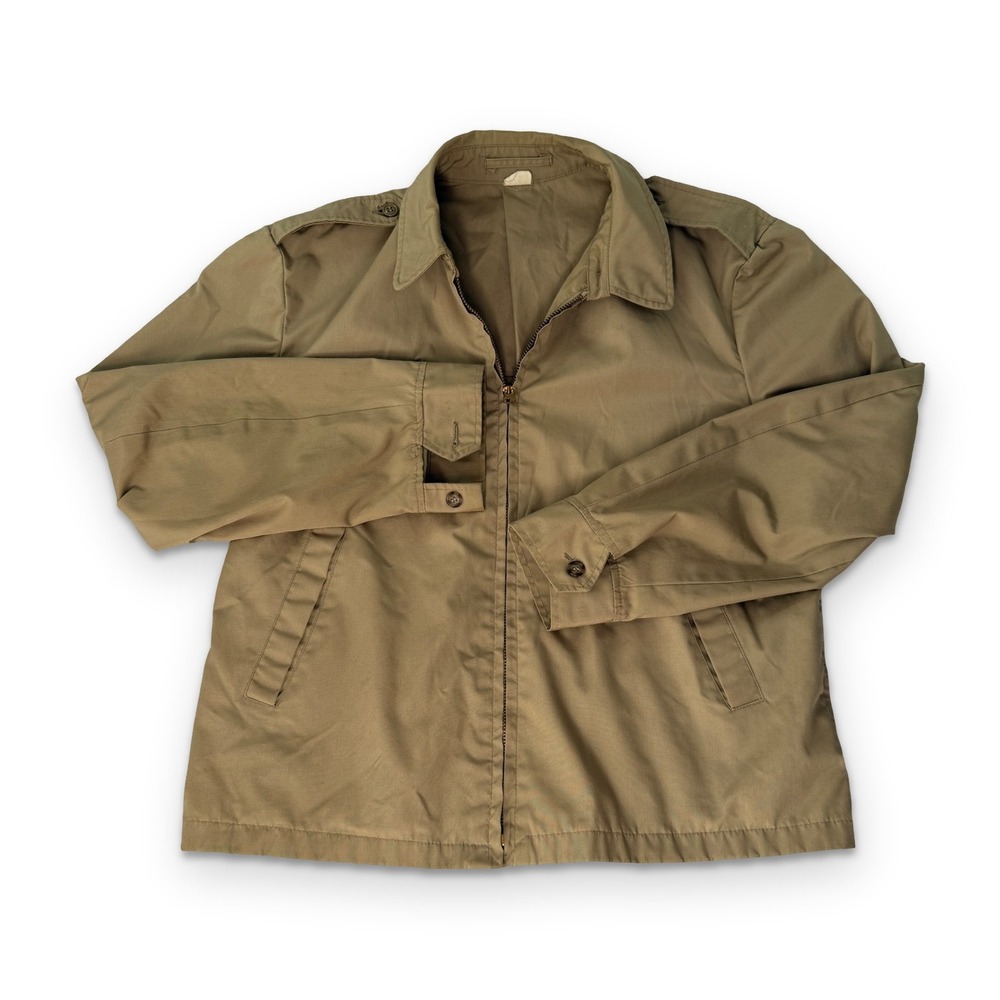 Vintage Creighton Jacket Mens 42L Vietnam Military Bomber Windbreaker Talon Zip